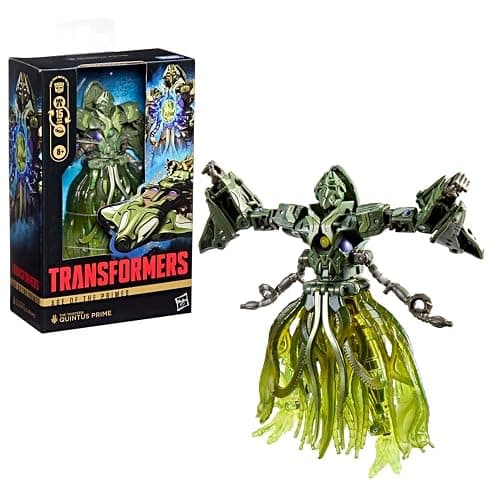 Transformers Age of the Primes The Thirteen Quintus Prime, Deluxe Class 5.5-Inch Converting Action Figure, Robot Toys for Ages 8+ thumbnail 4