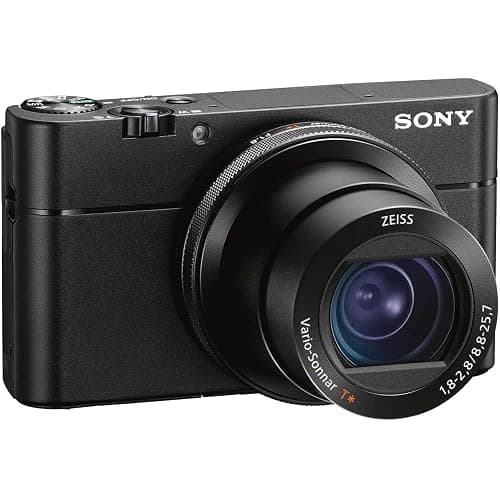 Sony Cyber-Shot DSC-RX100 VA Digital Camera (DSC-RX100M5A/B) + Case + 64GB Card + Card Reader + Flex Tripod + Memory Wallet + Cleaning Kit (Renewed) thumbnail 2