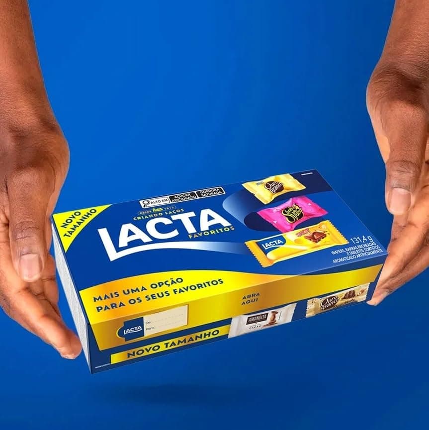 Lacta Favoritos - Caixa de variedades chocolates, 131,4gr thumbnail 2