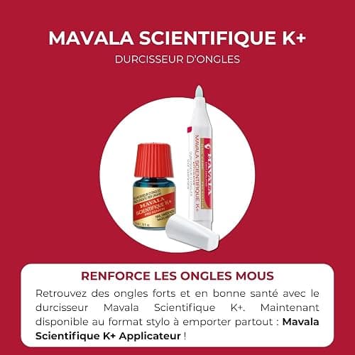 MAVALA Scientifique K+ Keratin Hardener Strengthener | Protect Nails | Avoid Breaking and Splitting | Supports Natural Keratinization | Multi-color, 0.16 Fl Oz thumbnail 8