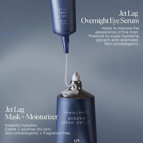 Summer Fridays Jet Lag Mask Mini - Hydrating Face Moisturizer + Mask - Enriched with Hyaluronic Acid, Niacinamide, Glycerin + Antioxidants Helps Nourish Skin for a Renewed + Radiant Complexion (1 Oz) thumbnail 7