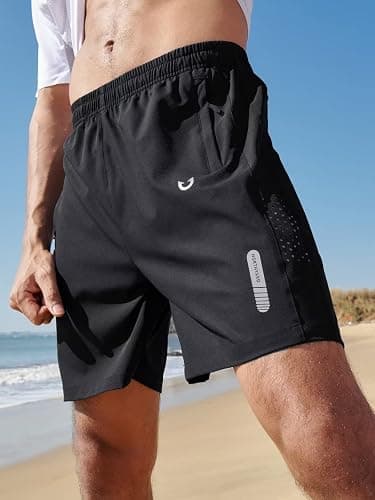 NORTHYARD Men's Athletic Running Shorts Quick Dry Workout Shorts 7"/ 5"/ 9" Lightweight Sports Gym Basketball Tennis Hiking thumbnail 2