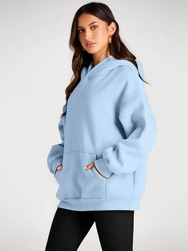 Trendy Queen Womens Oversized Hoodies Pullover Sweatshirts Casual Fall Clothes thumbnail 3