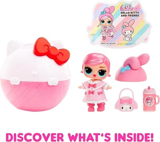 LOL Surprise! Loves Hello Kitty and Friends with 7 Surprises – 8 Limited-Edition Dolls – Great Gift for Kids Ages 4+ thumbnail 7
