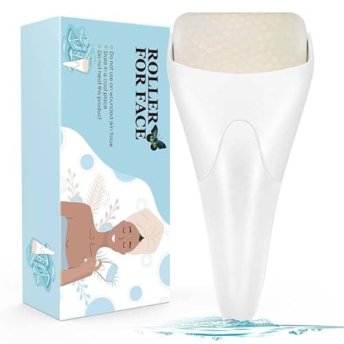 Fronnor Ice Roller for Face,Eyes,Facial Massager Tool,Soothing Skin Care Tool,Cooling Skincare Device for Puffiness,At-Home Spa Gift for Women(White) thumbnail 2