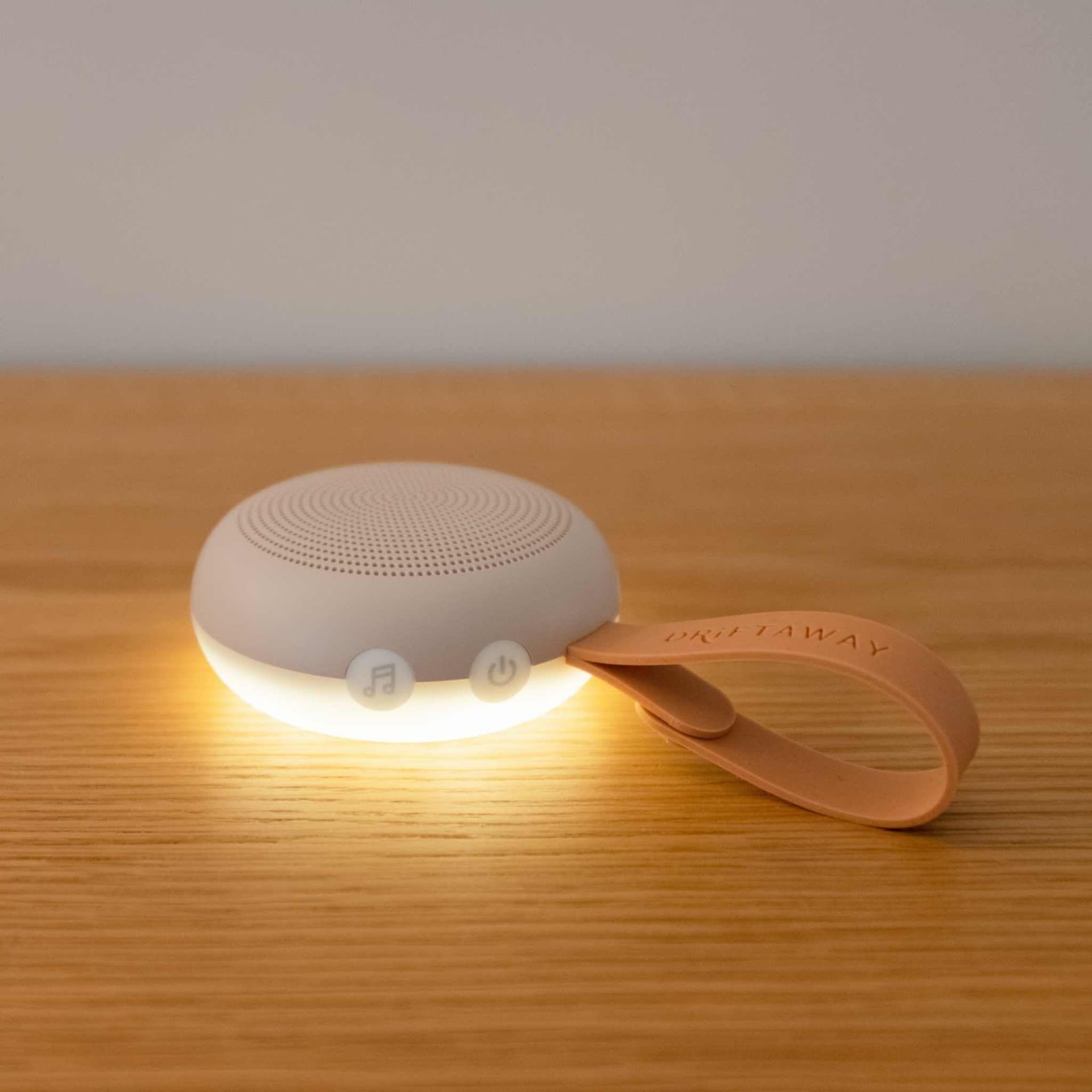 ergoPouch Drift Away Portable White Noise Machine, Taupe – 7 Soothing Sounds, Adjustable LED Light, USB Rechargeable, Up to 48 Hours Battery Life – Promotes Deep, Restorative Sleep for Babies and Adults. - Taupe thumbnail 8