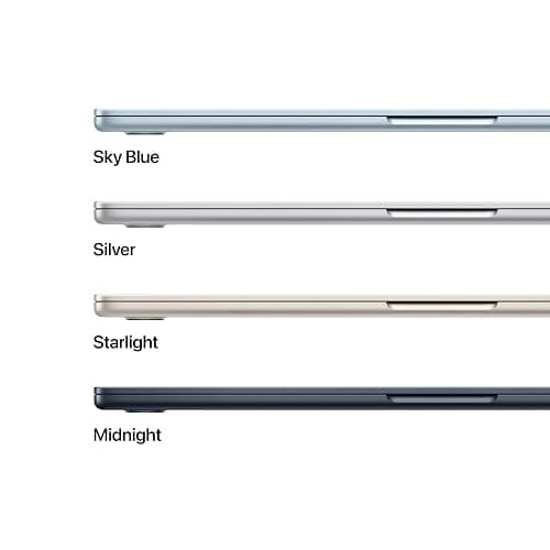 Apple 2026 MacBook Air 15-inch Laptop with M5 chip: Built for AI, 15.3-inch Liquid Retina Display, 16GB Unified Memory, 512GB SSD, 12MP Center Stage Camera, Touch ID, Wi-Fi 7; Sky Blue thumbnail 3