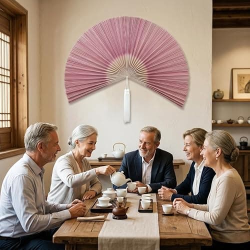 Bamboo Wall Fan Decor thumbnail 4