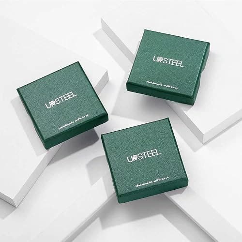 Ursteel Layered Cross Necklaces for Men - 18K Gold Plated Cross Necklaces Chain for Men Boys Gifts, Silver Rope Chain Layered Necklace Jewelry 16 18 20 22 24 Inch, First Communion Gifts for Boys thumbnail 7