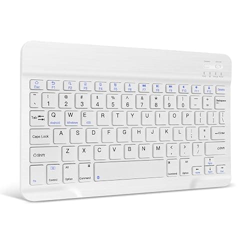 Ultra-Slim Wireless Bluetooth Keyboard for iPad,Tablets & Phones, Portable | Universal Rechargeable Keyboard for iPad 11th/10th/Pro/Air/Mini, Galaxy Tablet, iOS, Android, Windows Devices - Image 1