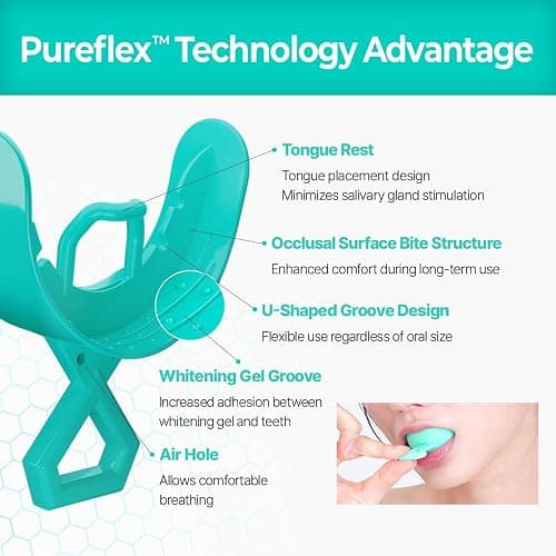 Live Orals PureDia Teeth Whitening Kit - Gel & Mouthpiece Set, Hydrogen Peroxide, Dentist Formulated for Sensitive Teeth, 28 Treatments. thumbnail 6