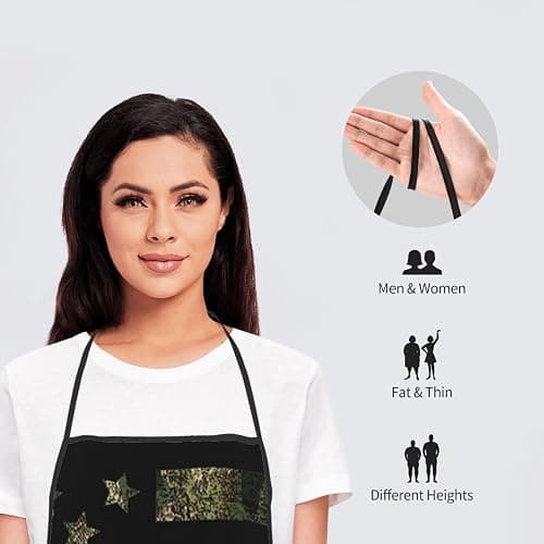 MINIOZE Apron Cooking Chef Work Shop Women Men Baking Decorations Painting Bbq Grilling Kitchen Accessories Party Supplies thumbnail 8