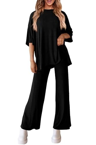 PRETTYGARDEN Two Piece Sets For Women Summer Fashion Lounge Matching Set 2025 Travel Vacation Airport Outfits Clothing thumbnail 3