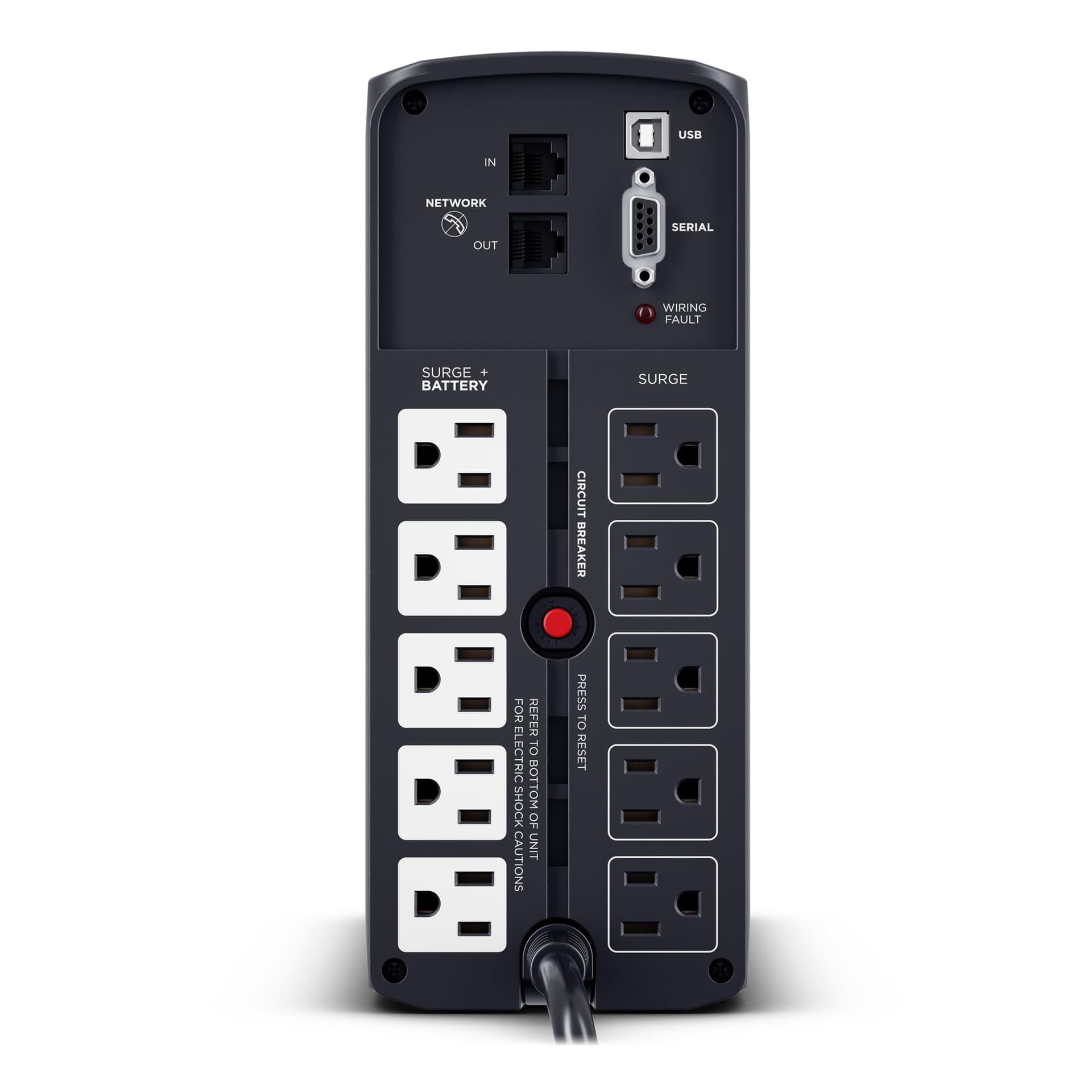 CyberPower CP1000PFCLCD PFC Sinewave UPS 1000VA 600W PFC Compatible Mini-Tower thumbnail 2