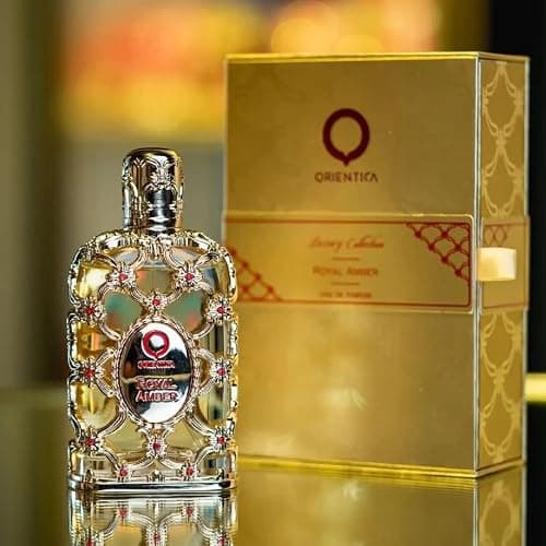 Orientica Luxury Collection Royal Amber Eau De Parfum - Bergamot, Melon, Pineapple, Fruity, Gourmand, Amber, Woody, Vanilla, Musk - Arabic Perfume for Woman & Man - 2.7oz / 80ml thumbnail 5