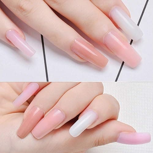 Yokilly Nail Forms for Acrylic Nails: 500PCS Poly Gel Nail Forms Guide | Gel Tips Guide for Salon Former Stickers with Numbers Marked for DIY Art thumbnail 4