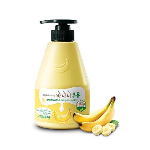 Kwailnara Banana Milk Body Wash – Korean Body Wash with Banana Extract for Soft, Hydrated Skin 560 g / 19.75 oz. - Image 1