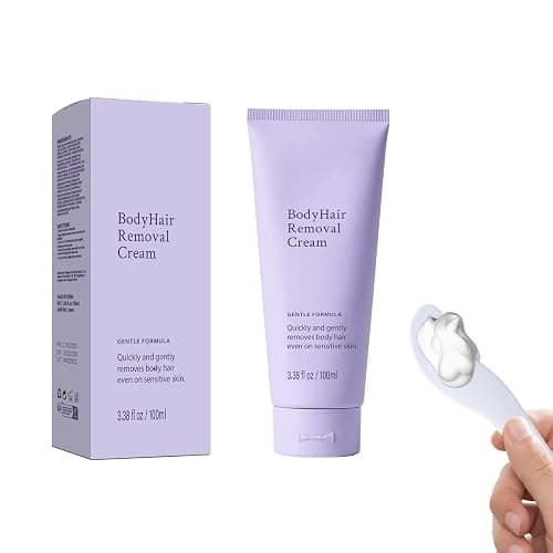 Body & Facial Hair Removal Cream, Gentle Safe for Sensitive Skin, Painless Hair Removal for Women & Men, 3.38 fl oz - Image 1