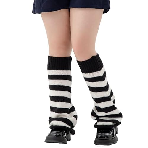 RMSWEETYIL Leg Warmers for Women, Cute Long Chunky Knit Leg Warmer Socks - Image 1