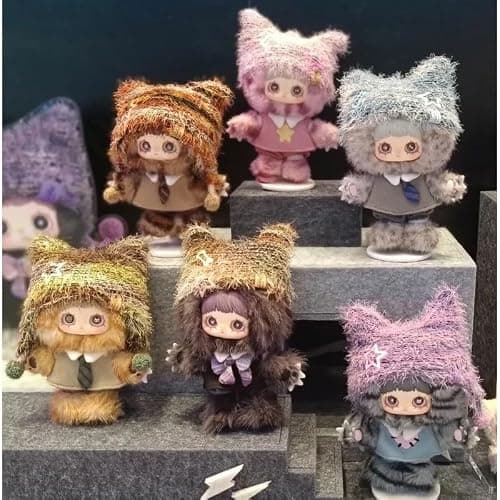 (Official License)MayMei Kitten Academy Series Plush Keychain Blind Box, Soft Stuffed Vinyl Face Collectible Plush Doll, Kawaii Mystery Toy for Bag Purse Backpack, Birthday Gift for Kids & Cat Lovers thumbnail 8