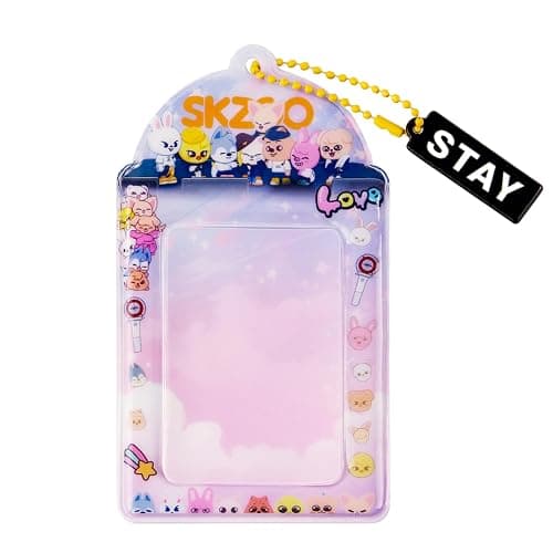 Stray Photocard Holder Keychains Cute Animals Photo Frame Keychain Cartoon Photo Sleeve Decorative Cardholder for Stray Fans - Image 1