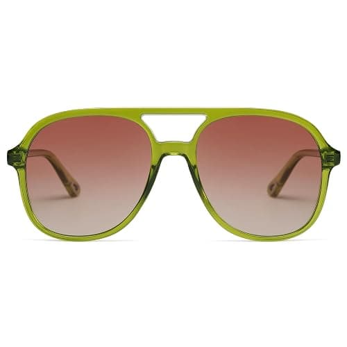 SOJOS Retro Polarized Aviator Sunglasses Womens Mens Classic 70s 80s Vintage Trendy Square Aviators SJ2174 thumbnail 2