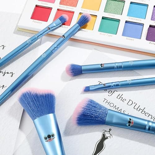 Stitch Stuff Stitch Gifts for Girls Makeup Brushes Gift Box Magic Eye Shadow Eyeliner Blending Lip Brush Anime Cosmetic Brush Set Collection thumbnail 2