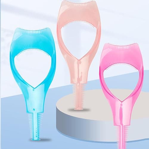 ELTONGUU Eyelash Separator Tool Mascara Shield Guard Magic Useful Cosmetic Comb Applicator Helper Guide Card Tool 3 in 1 Upper Lower Mascara Applicator Guard Lash Buddy Blush thumbnail 4