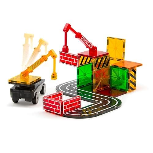 MAGNA-TILES Builder 32-Piece Magnetic Construction Set, The ORIGINAL Magnetic Building Brand thumbnail 6