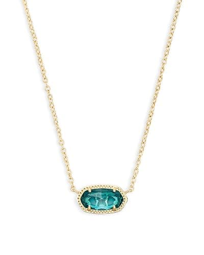 Kendra Scott Elisa Pendant Necklace for Women, Fashion Jewelry, 14k Gold-Plated - Image 1