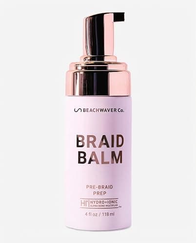 The Beachwaver Co. Braid Balm Pre-Braid Prep - Full Size (4 Fl Oz) | Frizz-Taming Primer Foam | Strengthen and Reduce Flyaways w/HiX Vegan Bond Multipliers - For All Hair Types | Bondi Beach Day thumbnail 17