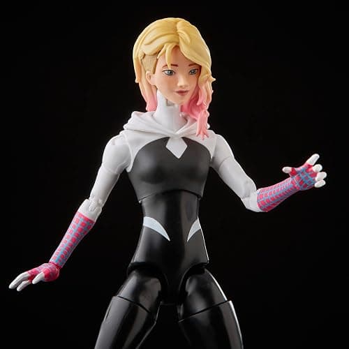 Marvel Legends Series Spider-Man: Across The Spider-Verse Spider-Gwen 6-inch Action Figure Toy, 4 Accessories thumbnail 2