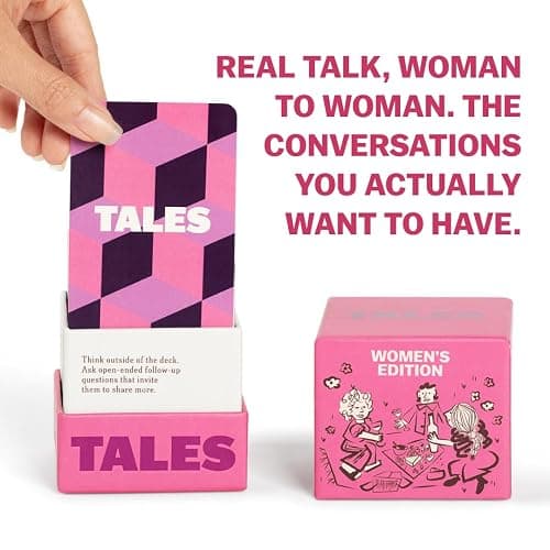 TALES Women's Edition, 150 Question Conversation Cards | Card Game For Women's Circles, Friend Groups, Mothers And Daughters, Girls Night thumbnail 3