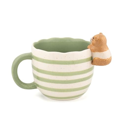 Sass & Belle Peeking Guinea Pig Mug - Ceramic Coffee Cup for Tea or Hot Drinks – Novelty Gift for Mum, Dad, Friends – Quirky Sass and Belle Mug for Her or Him thumbnail 3
