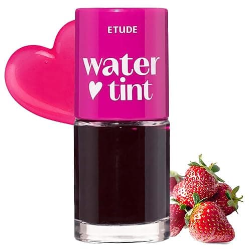 ETUDE Dear Darling Water Tint – Strawberry Ade | Korean Lip Stain & Lip Tint for Hydrated Pink Lips, Smudge-Proof Long-Lasting Lip & Cheek Makeup | K-Beauty Gift - Image 1