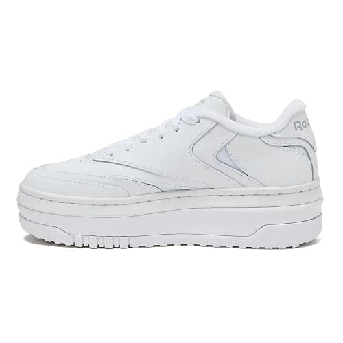 Reebok Club C Extra Platform Sneakers for Women - White Casual Tennis Women's Fashion Sneakers - Womens Shoes Size 5 to 11 thumbnail 3