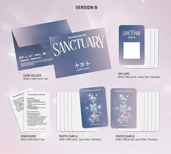 TXT The Star Chapter: SANCTUARY 7th Mini Album Weverse Albums Ver with Tracking TOMORROW X TOGETHER (VERSION A.) thumbnail 3