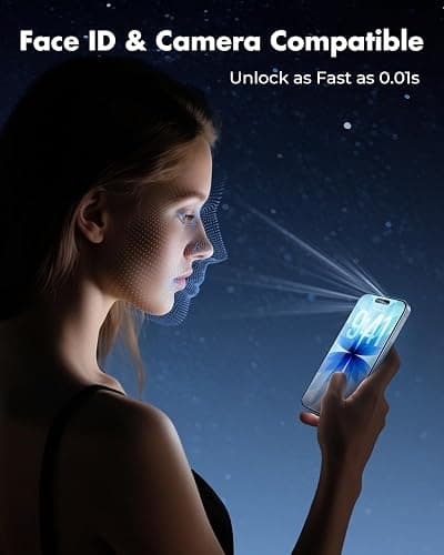 UNBREAKcable 4-Pack iPhone 17 Screen Protector, 9H Hardness | 9H tempered glass | 99.99% HD clarity | Double Shatterproof|alignment frame easy install | case-friendly thumbnail 8