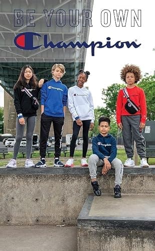 Champion Boys' Boys Hoodie for Kids Sweatshirt Fleece Youth Pullover With Hood thumbnail 8