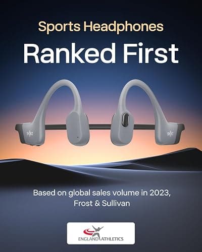 SHOKZ OpenSwim Pro - Open-Ear Bluetooth & MP3 Bone Conduction Sport Headphones, Swimming Headphones, IP68 Waterproof, Grey thumbnail 2