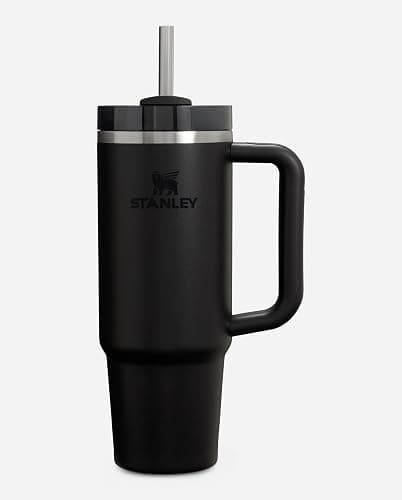STANLEY Quencher H2.0 Flow State Tumbler, 30 oz, Black 2.0 | Handle and Straw | 3-Position Lid | Cup Holder Compatible for Travel | Insulated Stainless Steel Cup | BPA-Free thumbnail 10