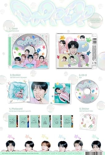 NCT WISH POPPOP [Jewel 7 SET Ver.] 2nd Mini Album All Cover + Group Cover + CD + Photobook + Photocard + Sticker thumbnail 3