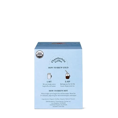 Chamberlain Coffee Flavored Variety Box – 10 Single Serve Bags w/Different Flavors for Cold Brew or Iced Drinks - Ideal for Summer Use, at Home, Camping, or Travel - Coffee Gift Set for Any Occasion thumbnail 3