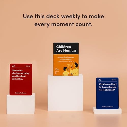 Children are Human | 140 Conversation Cards to Help Bond with Kids | Card Game for Elementary School Children | Designed by Experts for Grades 2-5 | Ages 7-10+ thumbnail 8