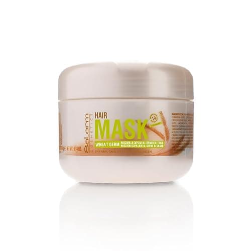 SALERM - Nourishing Hair Mask - 6.74 Oz - with Wheat Germ - for Dry and Damaged Hair - Deep Hair Hydration - Shine and Brightness - Hair Strengthening - Image 1