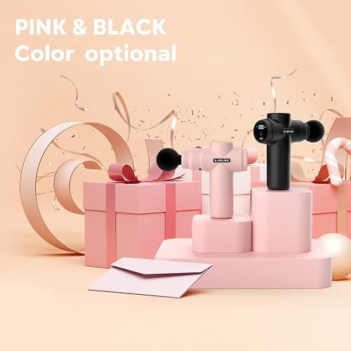 AERLANG Massage Gun,Powerful Massage Gun Deep Tissue,Handheld Percussion Massager Portable Muscle Massager Muscle Massagers Gun for Home Office Gym-Birthday Gifts for Mom Women Girlfriend Gifts thumbnail 6