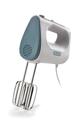 Ariete 1545 Sbattitore Breakfast, 450W, 5 velocità, Funzione turbo, 2 fruste, White & Aegean teal - Image 1