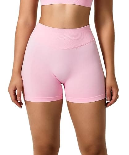 TAYOEA Sport Shorts Damen Scrunch Kurze Sporthose Push Up Kurze Leggings Butt Lifting Gym Short Nahtlose Workout Radlerhose Damen thumbnail 3