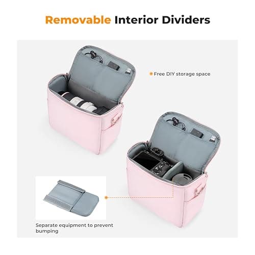 K&F Concept Camera Sling Bag Small Crossbody Camera Case DSLR/SLR/Cute Compact Shoulder Photography Bags for Photographers thumbnail 3