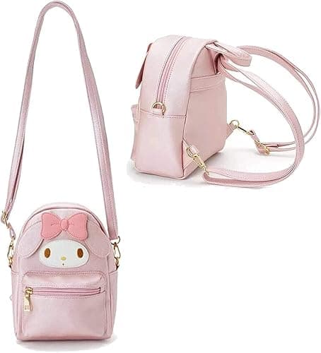 TUMPETY Anime Doll Cosplay Light Black Bag Kawaii Mini Backpack Cute Back Pack Girl Handbag - Image 1